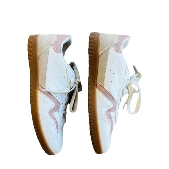 Rachel Roy Lacey Sneaker White And Blush Size 8.5 NWOT - Picture 3 of 6